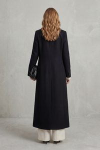 Women's Long Wool Coat – Custom Fit