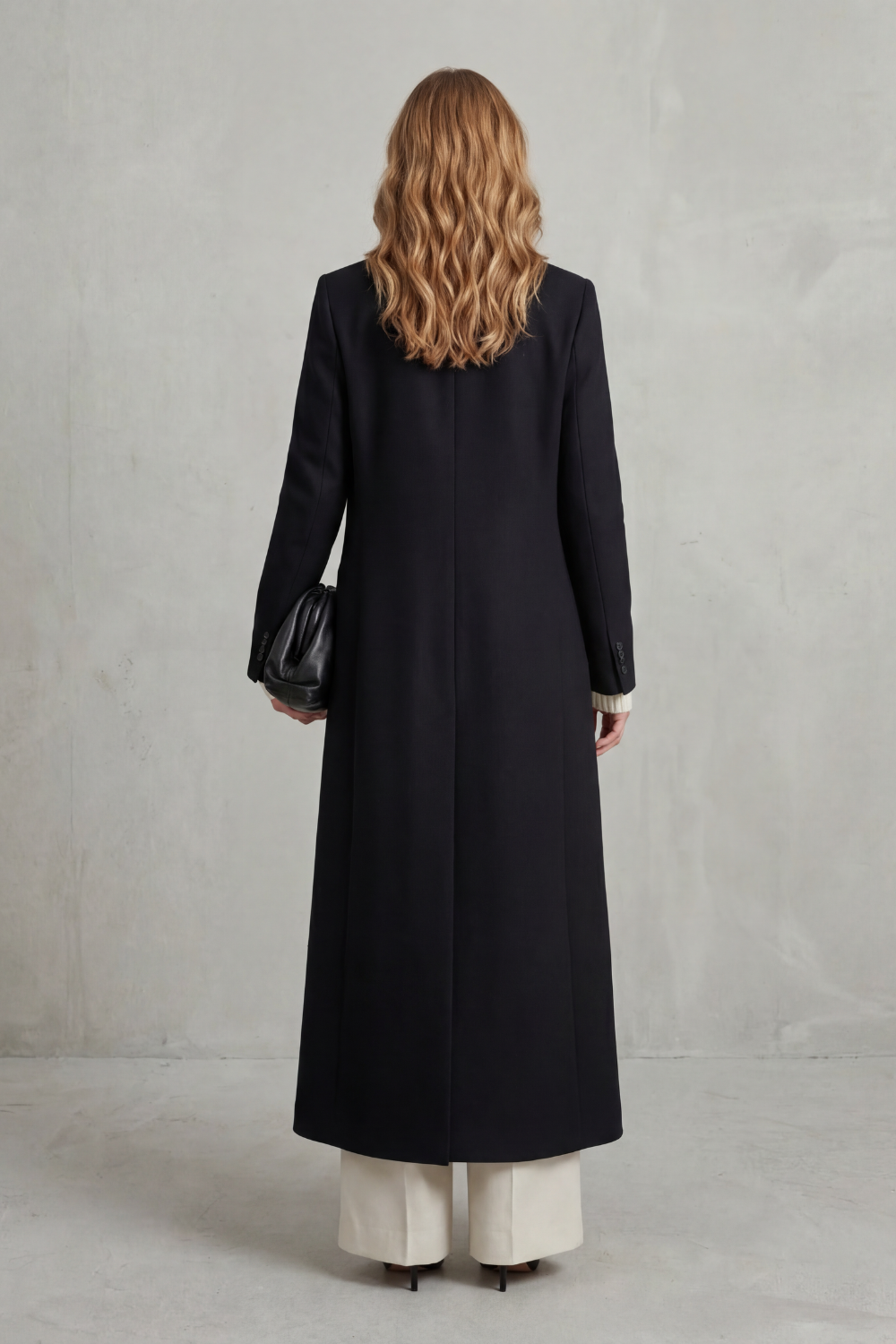 Women's Long Wool Coat – Custom Fit
