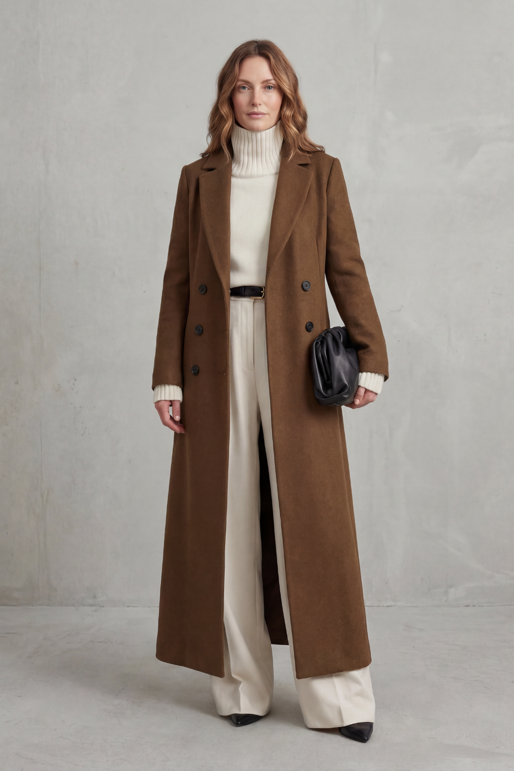 Women's Long Wool Coat – Custom Fit