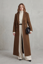 Women's Long Wool Coat – Custom Fit