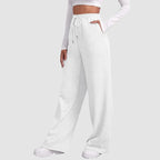 Wide Leg Joggers for Women | Soft Cotton Blend | Casual Everyday Wear