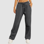 Wide Leg Joggers for Women | Soft Cotton Blend | Casual Everyday Wear