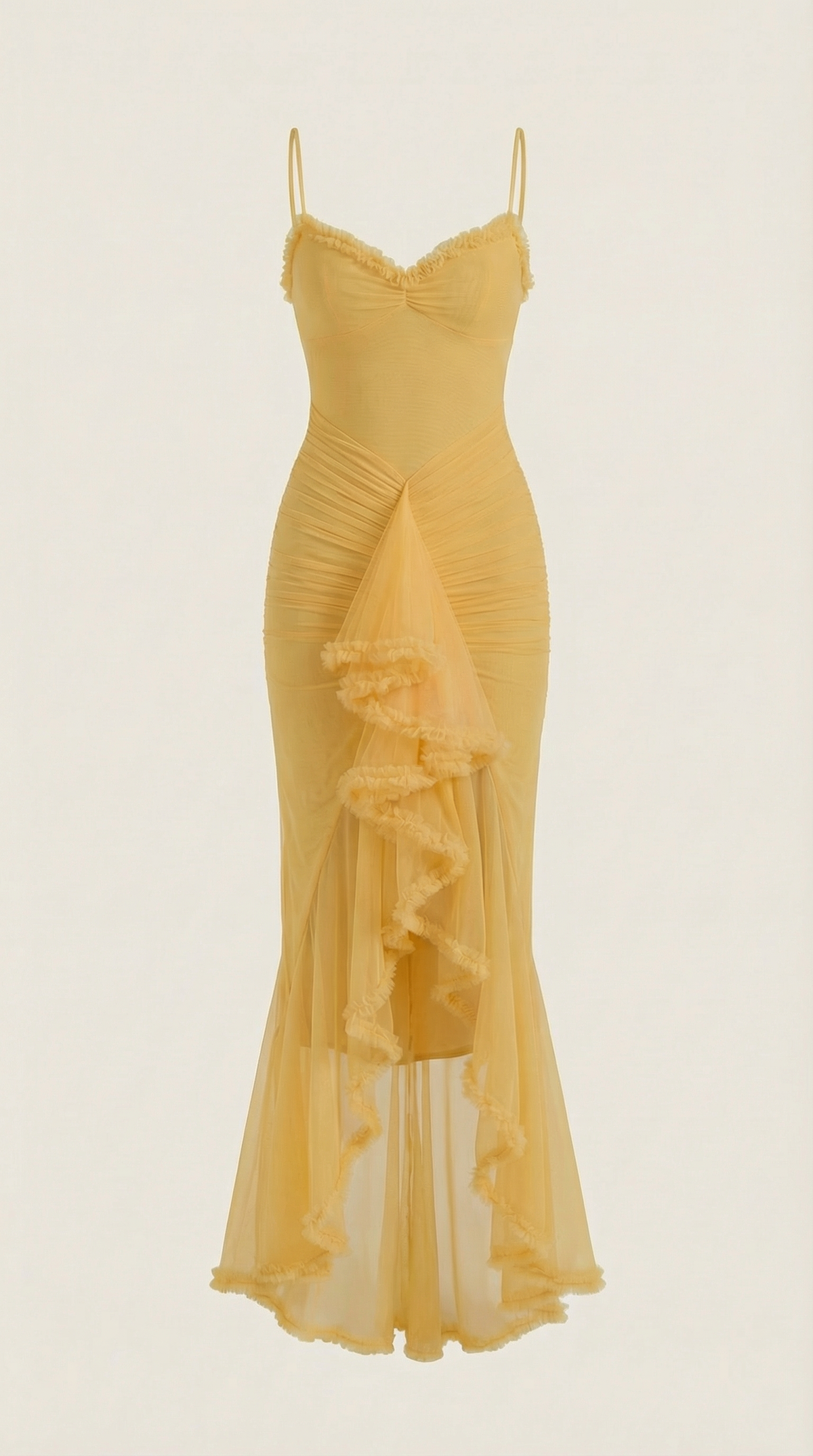 Wisteria Floral Maxi Dress in Lightweight Fabric for Casual or Formal Wear - Perfect for Summer Events and Gatherings