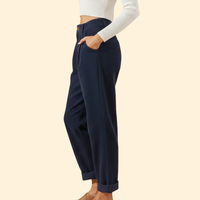 Women's Wide-Leg Corduroy Trousers