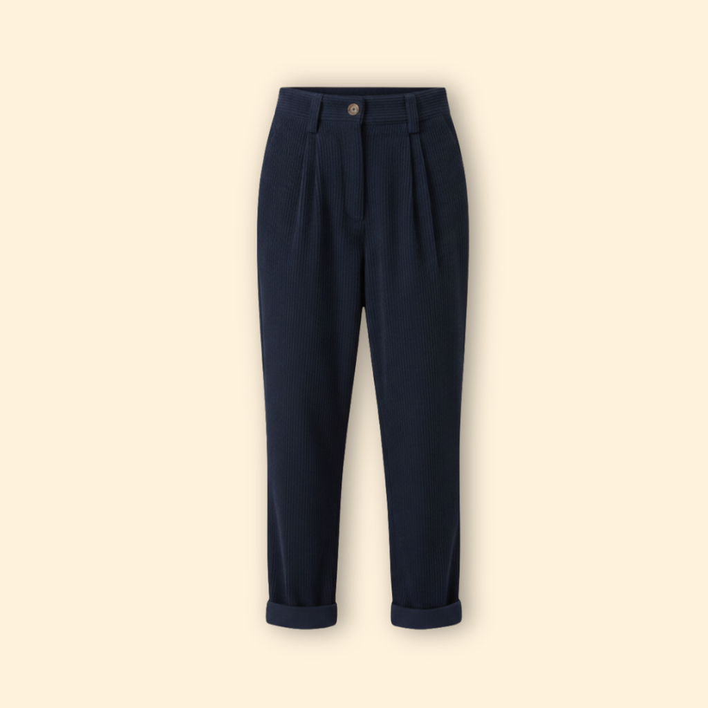 Women's Wide-Leg Corduroy Trousers