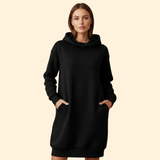 Women's Hooded Bodycon Dress – Everyday Comfort