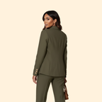 Women's Tailored Blazer & Straight-Leg Trouser Suit