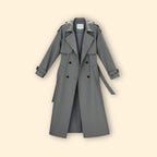 Women's Trench-Style Double-Breasted Jacket