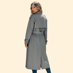 Women's Trench-Style Double-Breasted Jacket