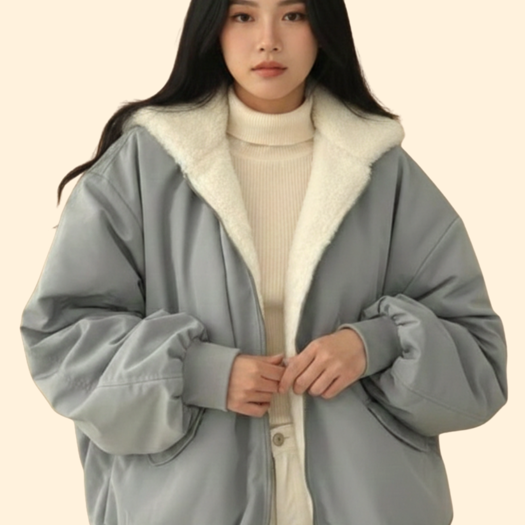 Women's Hooded Full-Zip Winter Jacket