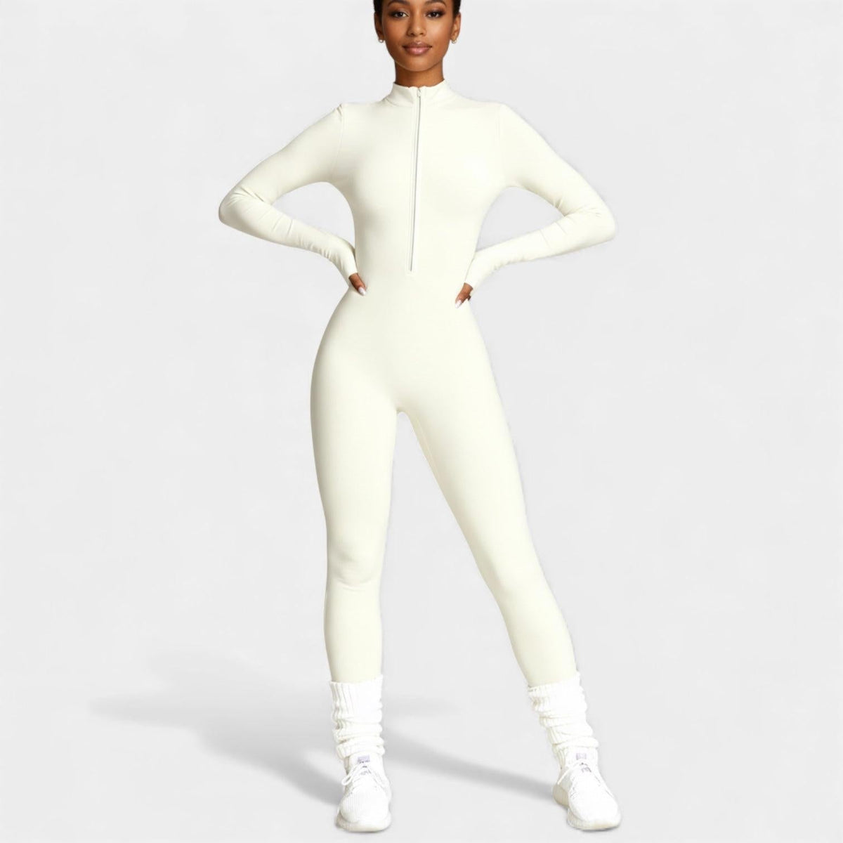 Women's Jumpsuit - Stretchy Activewear One-Piece for Fitness and Leisure