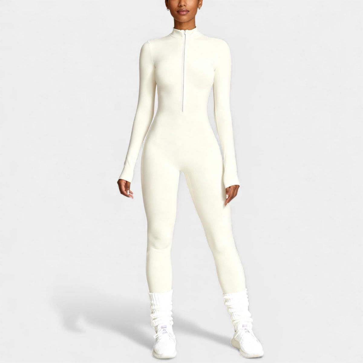 Women's Jumpsuit - Stretchy Activewear One-Piece for Fitness and Leisure