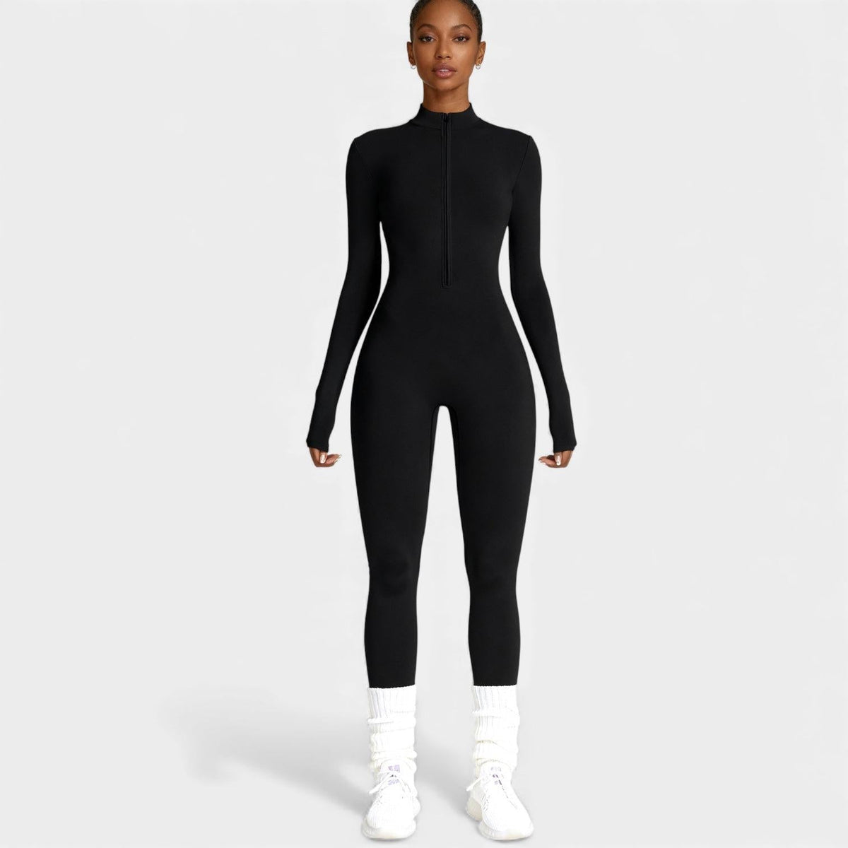 Women's Jumpsuit - Stretchy Activewear One-Piece for Fitness and Leisure