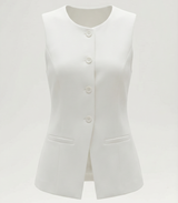 Women's Button-Detail Tank Top - Lightweight Cotton Casual Sleeveless Top for Everyday Wear
