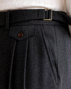 Women's Pleated Straight-Leg Trousers – Office & Casual