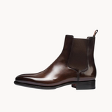 Women's Faux Leather Chelsea Calf Boots