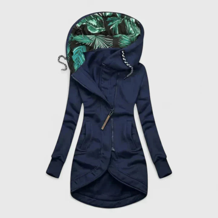 Women's Classic Everyday Jacket – Relaxed Fit – Navy Blue