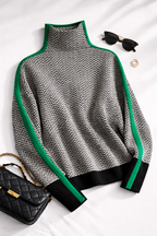 Women's Contrast Stripe Jumper