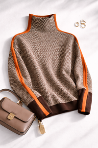 Women's Contrast Stripe Jumper