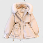 Women's Padded Wind & Water-Resistant Jacket – White