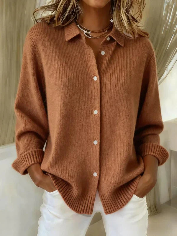 Women's Long Cardigan – Relaxed Office & Casual Layer