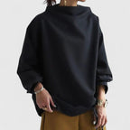 Women's High Neck Relaxed Top – Office & Casual