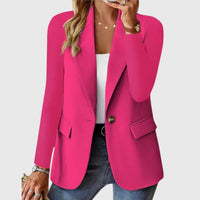 Women's Structured Formal Blazer – Lightweight – Pink
