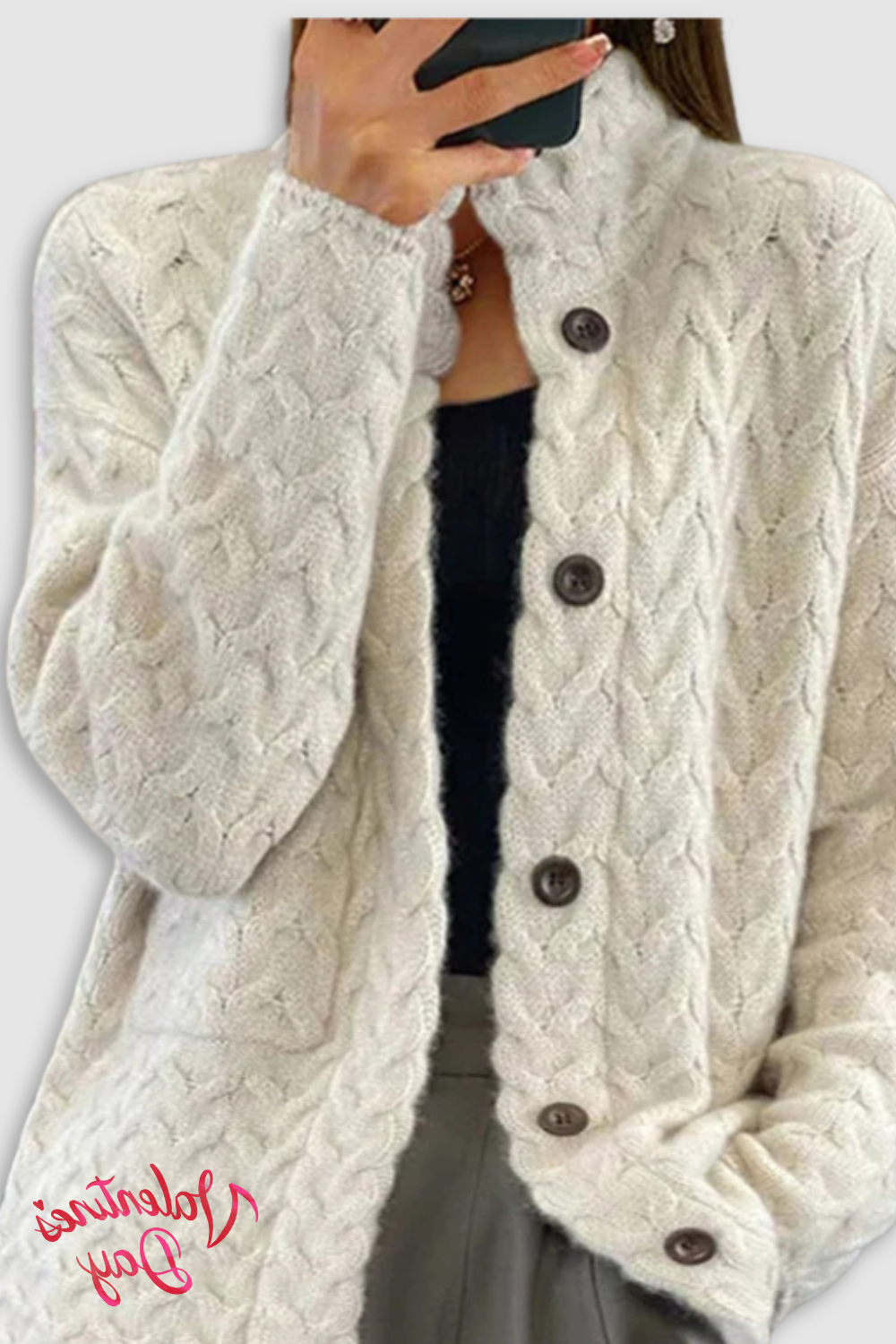Women's Classic Knitted Cardigan – Everyday Layering