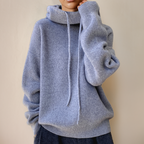 Women's Merino Wool Roll Neck Jumper – Grey