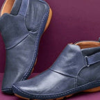 Women's Orthopaedic Ankle Boots – All-Day Support – Blue