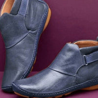 Women's Orthopaedic Ankle Boots – All-Day Support – Blue