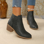 Women's Laser-Cut Orthopaedic Boots – Breathable Support