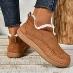 Women's Cosy Orthopaedic Boots – Everyday Support – Brown
