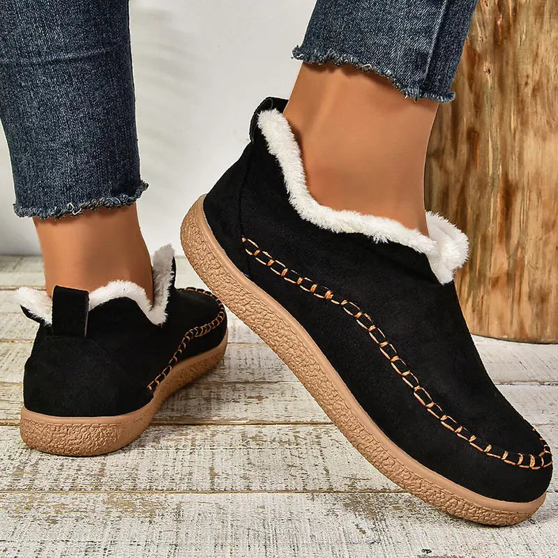 Women's Cosy Orthopaedic Boots – Everyday Support – Black
