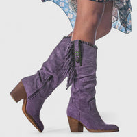 Women's Orthopaedic Boots – Wide Foot Support – Purple