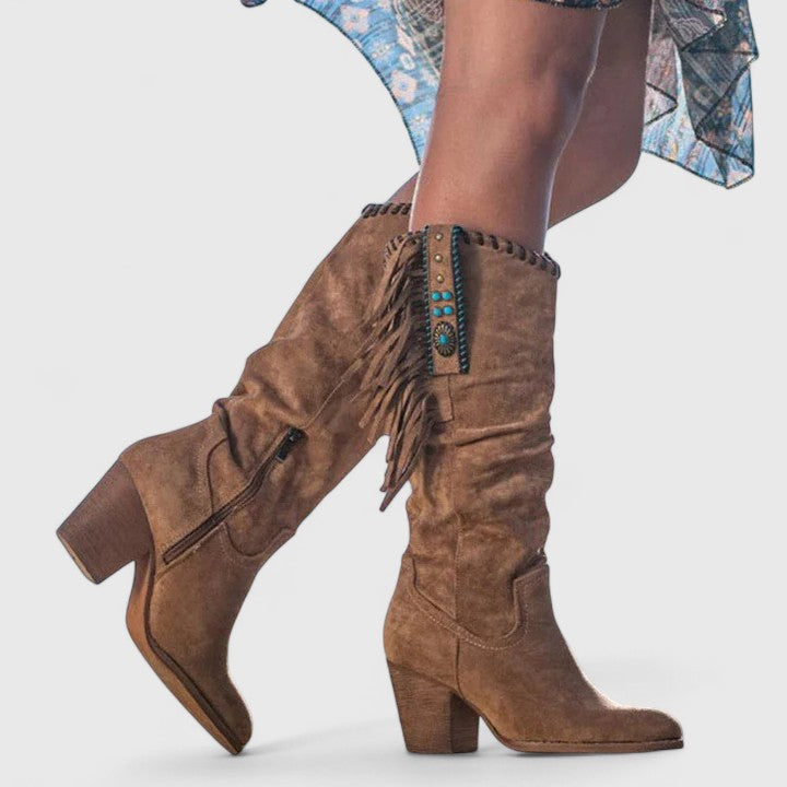 Women's Orthopaedic Boots – Wide Foot Support – Brown