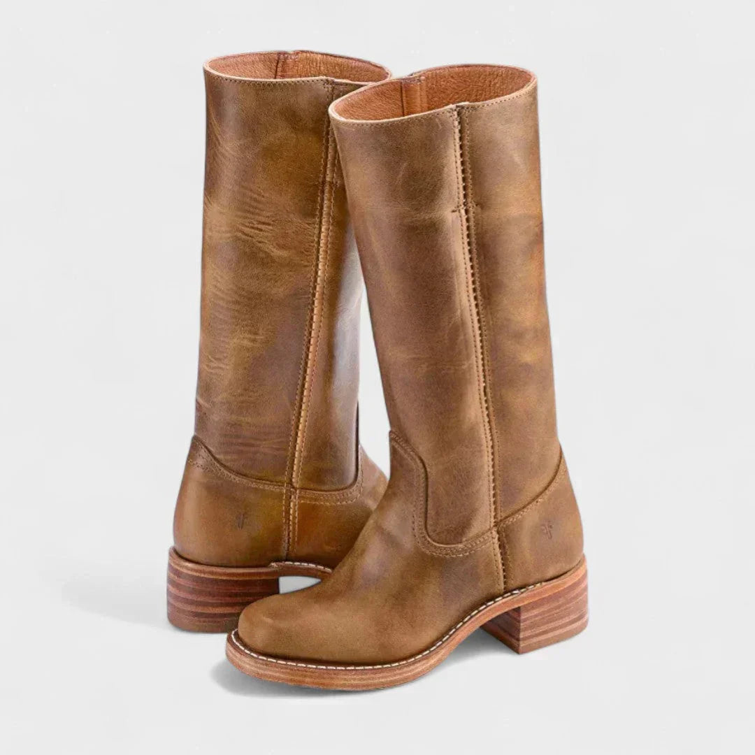 Women's Retro Orthopaedic Walking Boots – Light Brown