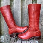 Women's Retro Orthopaedic Walking Boots – Red