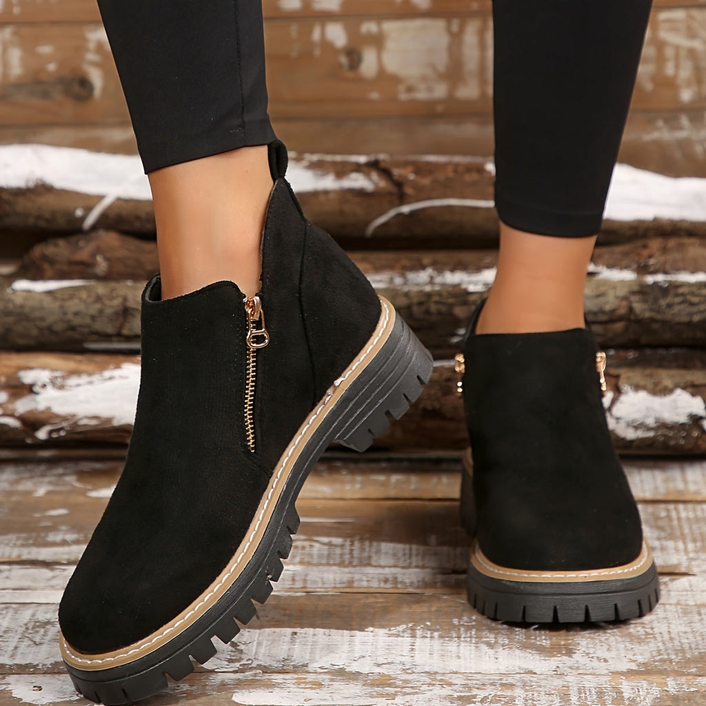 Women's Orthopaedic Boots – Everyday Walking Support – Black