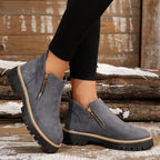 Women's Orthopaedic Boots – Everyday Walking Support – Grey