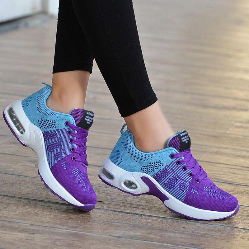 Women's Orthopaedic Wide-Toe Shoes – Pain-Relief Comfort – Blue