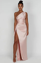 Satin Evening Dress for Women - Elegant Formal Wear for Special Occasions