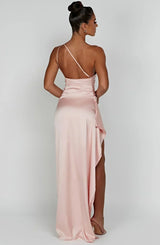Satin Evening Dress for Women - Elegant Formal Wear for Special Occasions