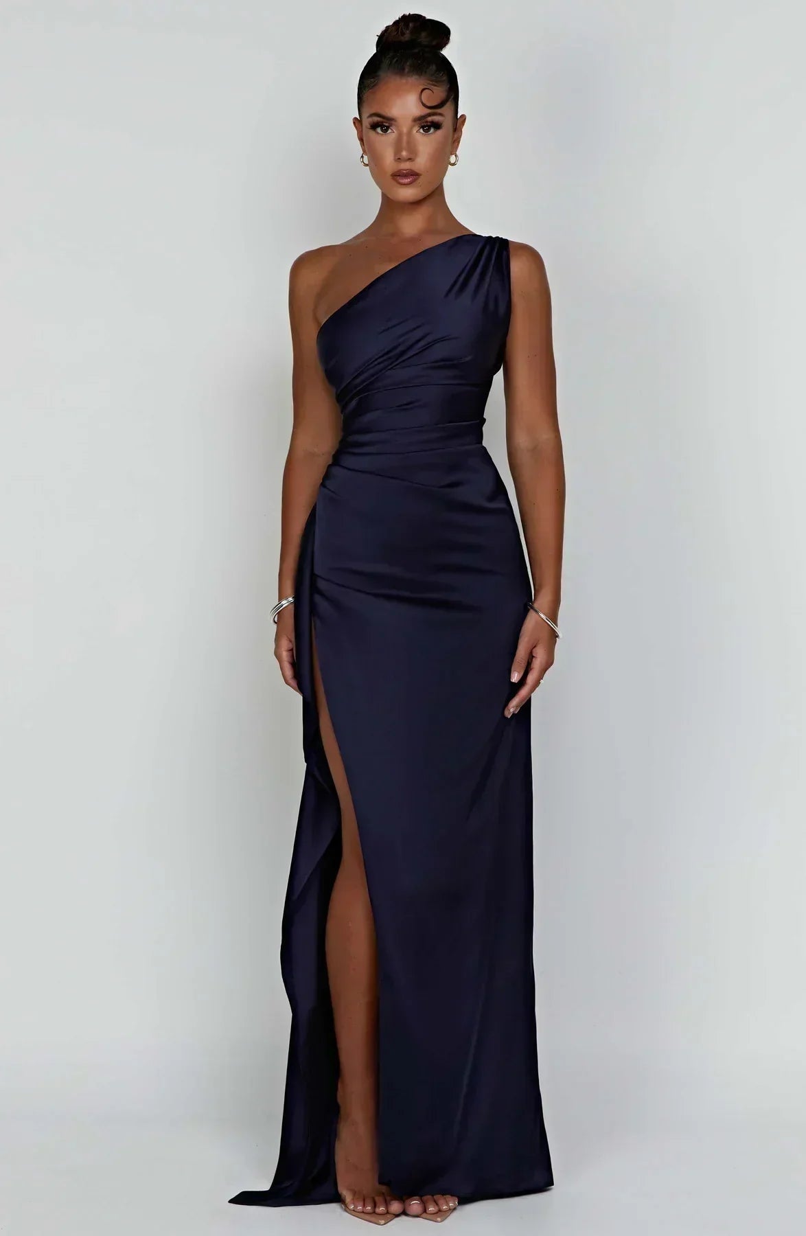 Satin Evening Dress for Women - Elegant Formal Wear for Special Occasions