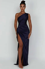 Satin Evening Dress for Women - Elegant Formal Wear for Special Occasions