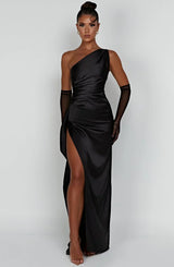 Satin Evening Dress for Women - Elegant Formal Wear for Special Occasions