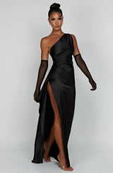 Satin Evening Dress for Women - Elegant Formal Wear for Special Occasions