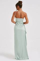Satin Evening Dress for Women - Elegant Formal Wear for Special Occasions