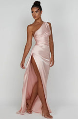 Satin Evening Dress for Women - Elegant Formal Wear for Special Occasions