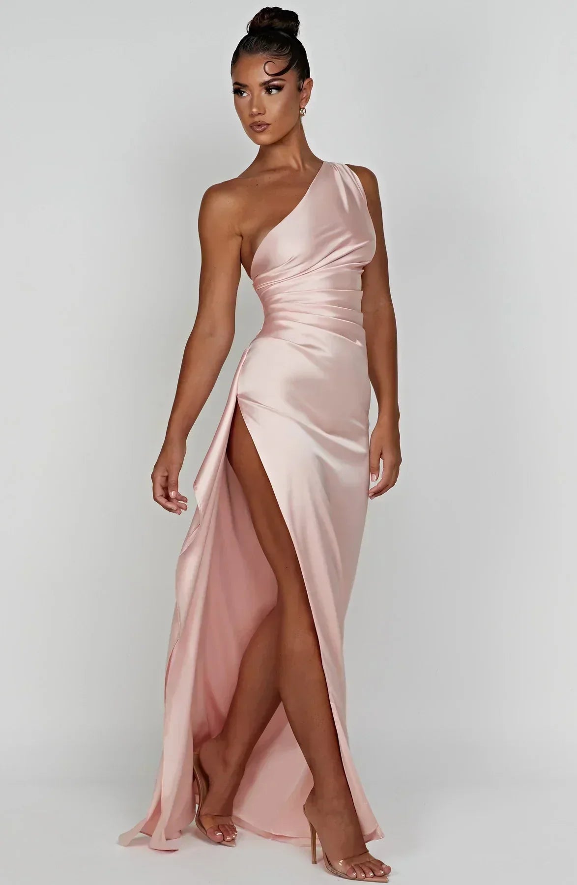 Satin Evening Dress for Women - Elegant Formal Wear for Special Occasions